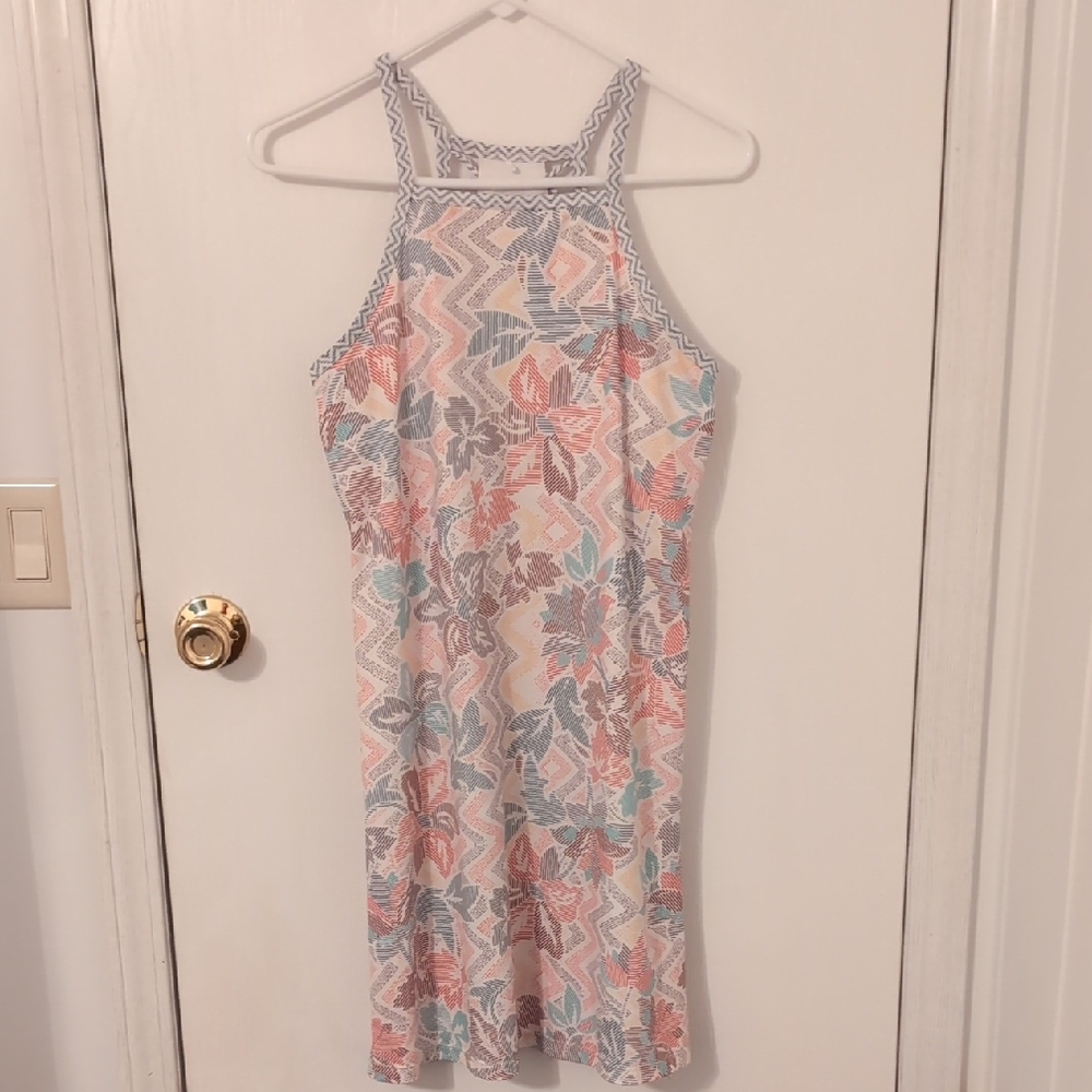 Prana Cream Halter Dress